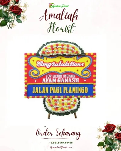 Bunga Papan Congratulation di Ranca Labuh